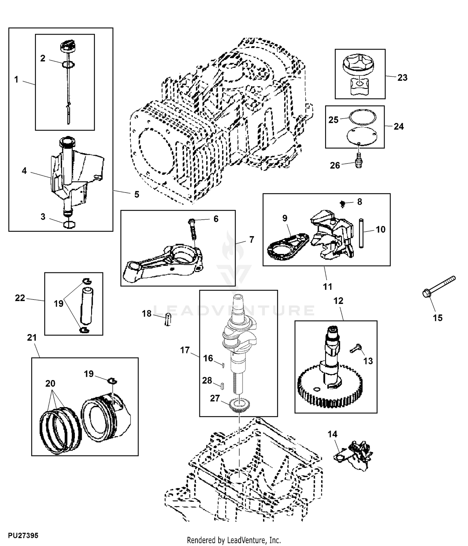 John deere best sale l108 belt diagram