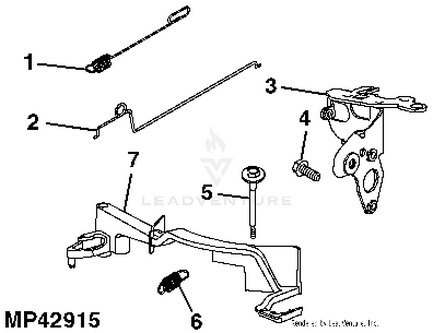 John Deere JS28 22 IN Mowmentum Walk Behind Mower PC11021 Carburetor Control Plate Governor Linkage Engine MIA12451 MIA12459