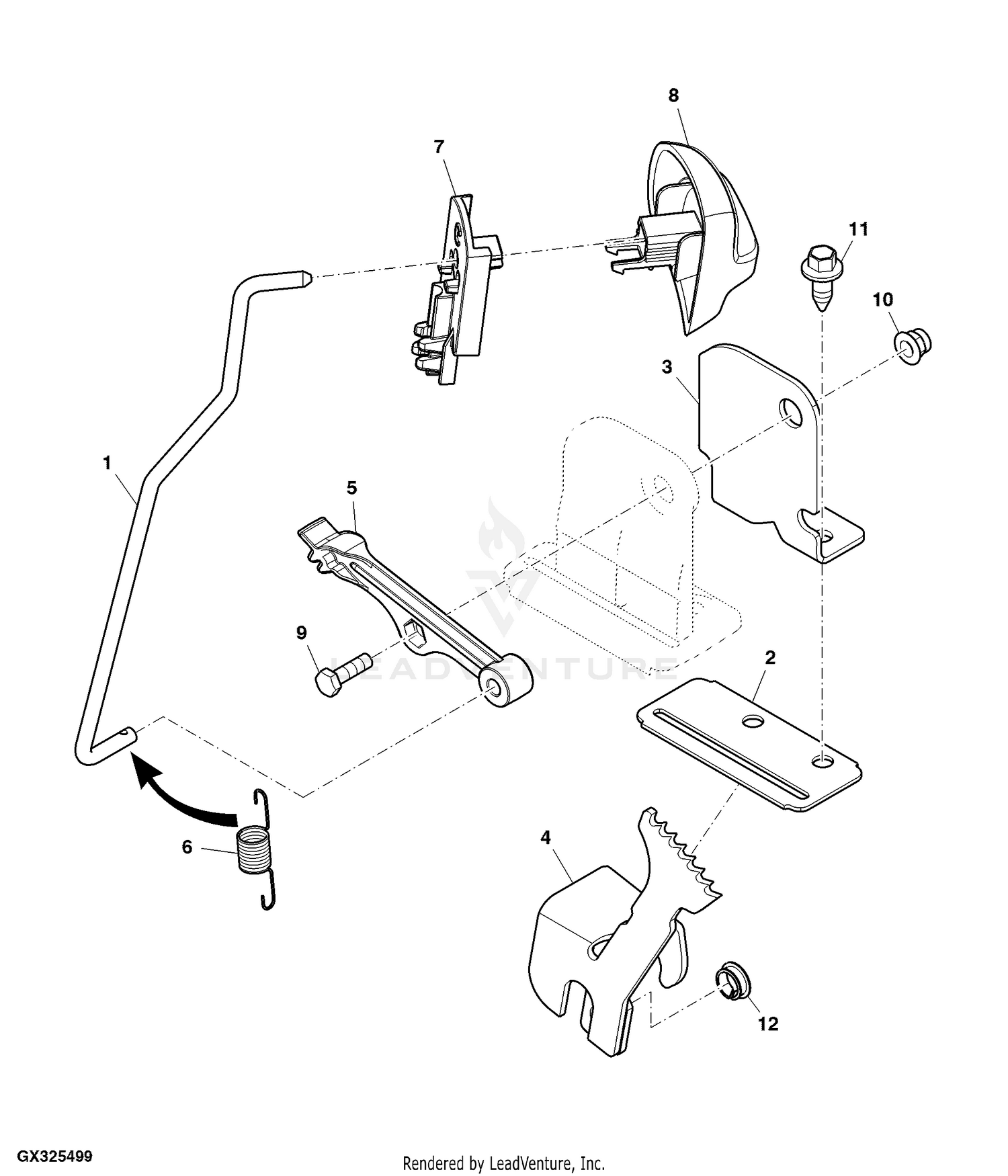 John deere discount e160 belt diagram