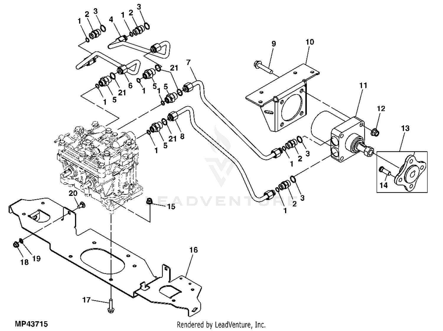 Z655 - 54-in. High Capacity Mower Deck