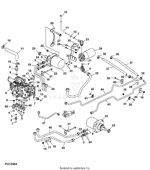 John Deere 997 Mid-Mount Mower ZTrak With 72-IN Deck -PC9477 Fuel Injection Pump - 030100: Fuel & Air - Foto 3