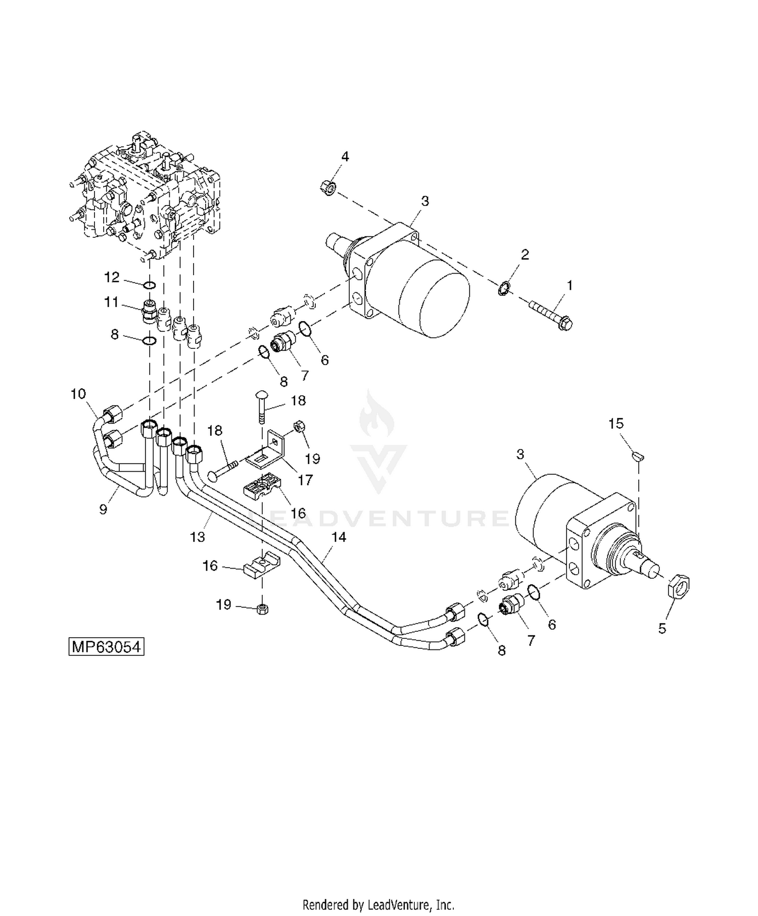 John deere 737 online engine