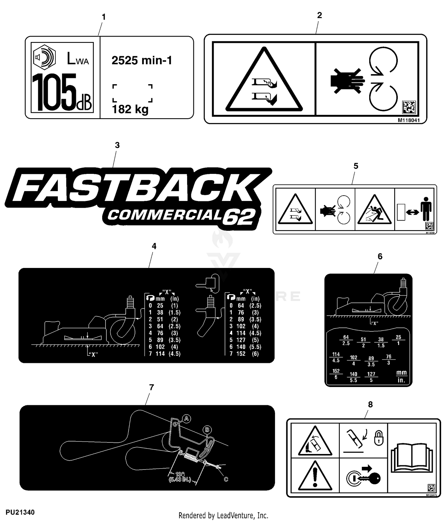 John deere clearance fastback commercial 62