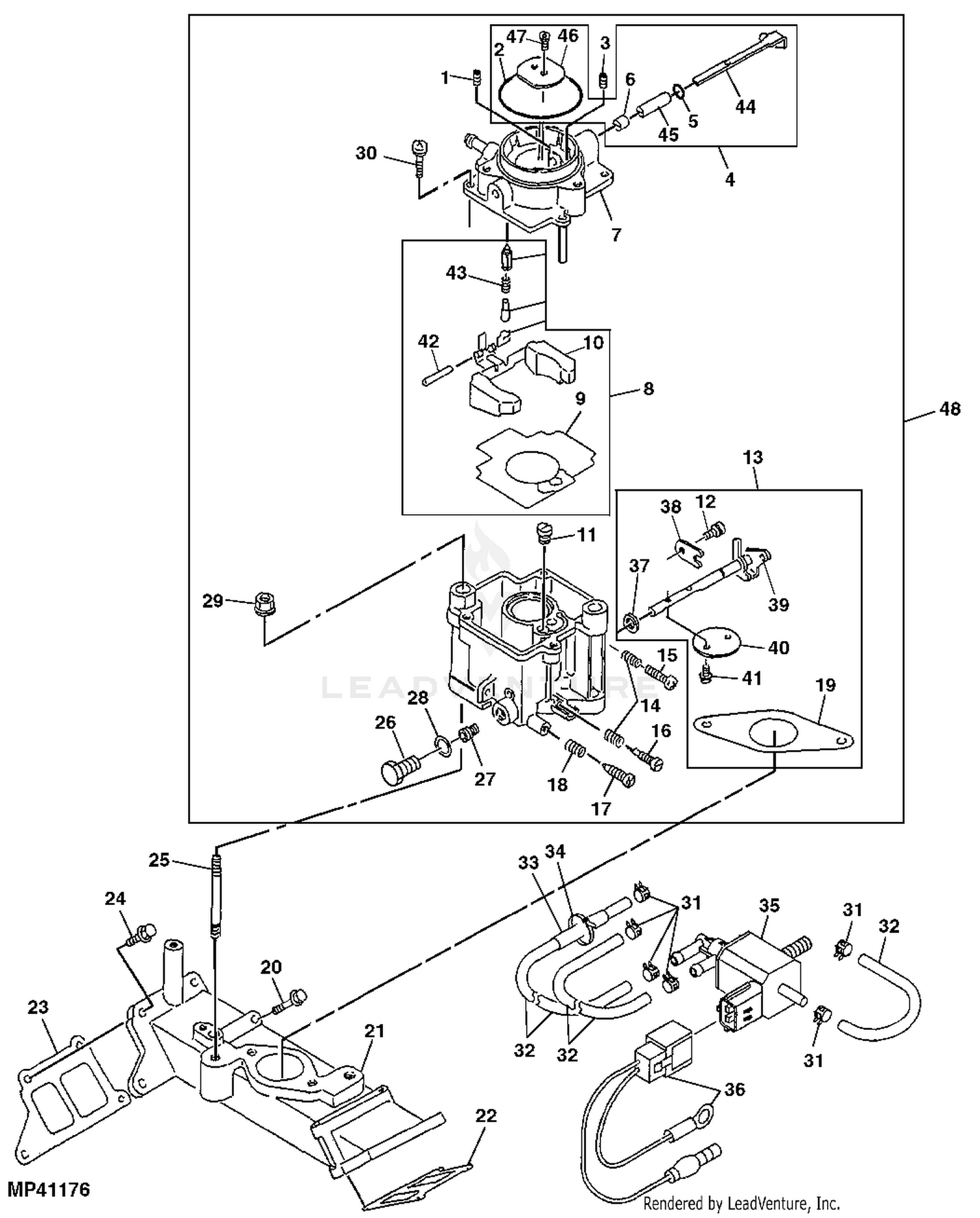 John deere 425 discount lawn tractor parts