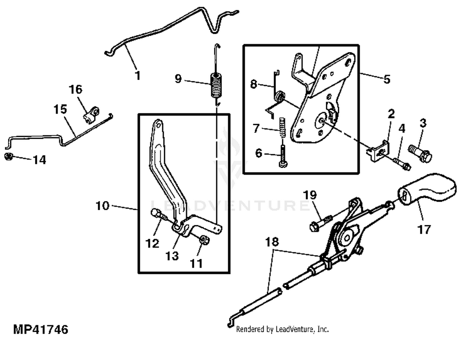 John Deere FUEL AND AIR GOVERNOR LINKAGE John Deere FUEL AND AIR GOVERNOR LINKAGE