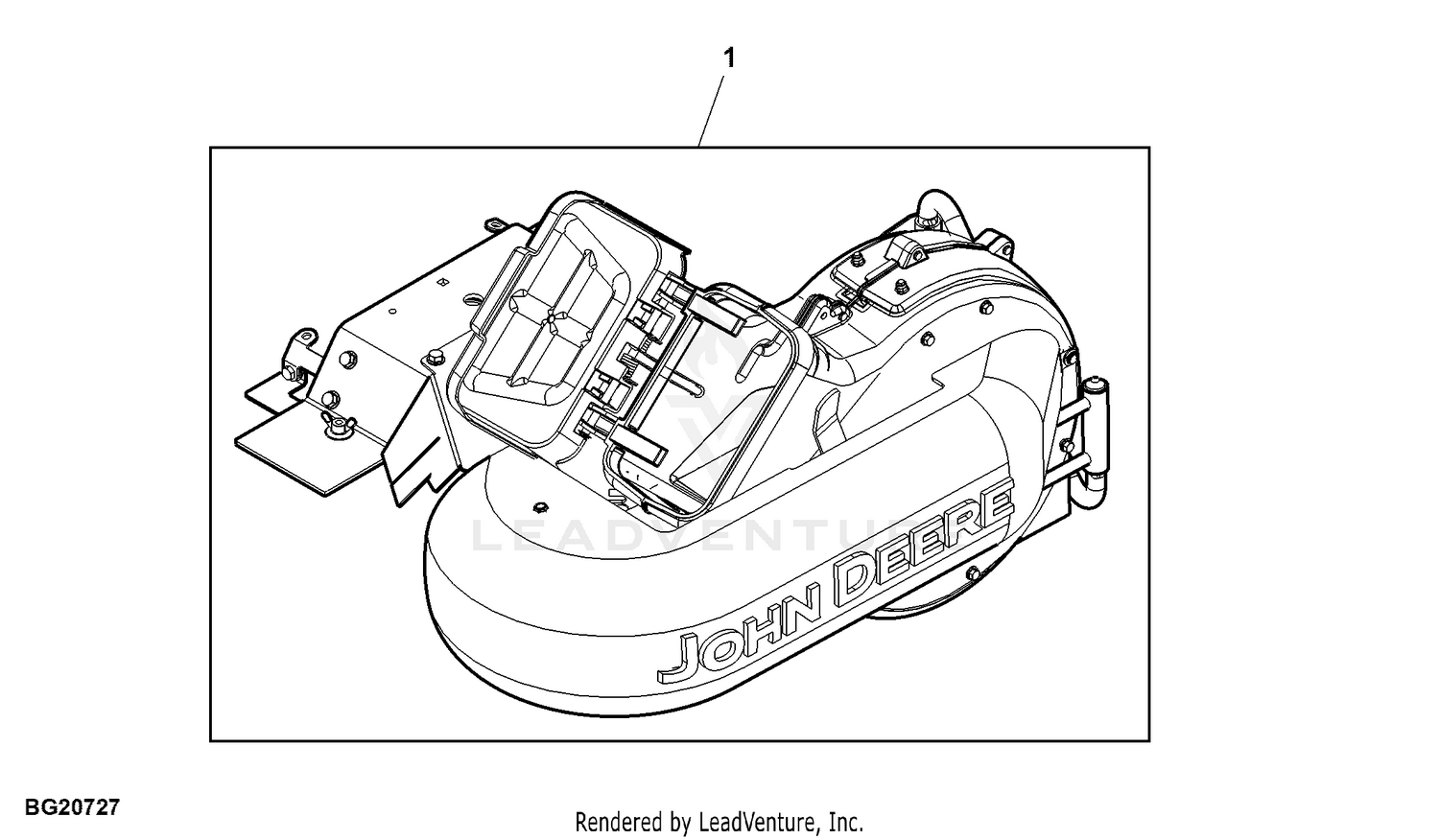 John Deere Attachments Attachment, Power Flow, 60HC inch ( - 070000)