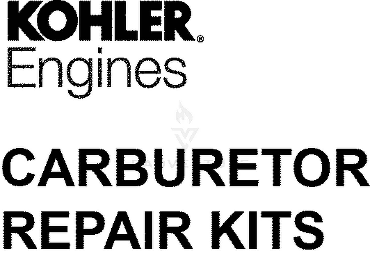 Kohler Engines CV20-65539 DIXON Carburetor Repair Kit w/gaskets