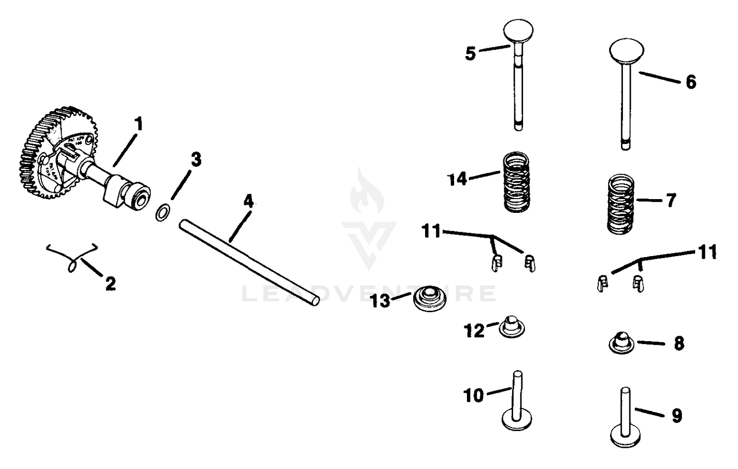 Camshaft & Valves7 0207001552