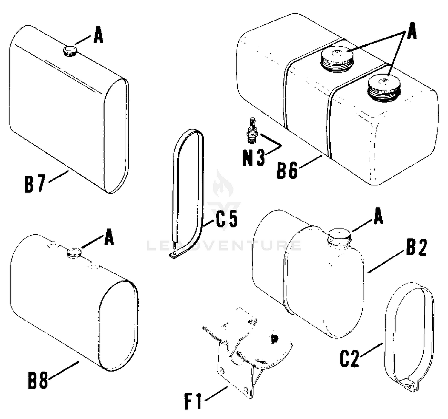 Fuel Tank (Cont.) 0203014990