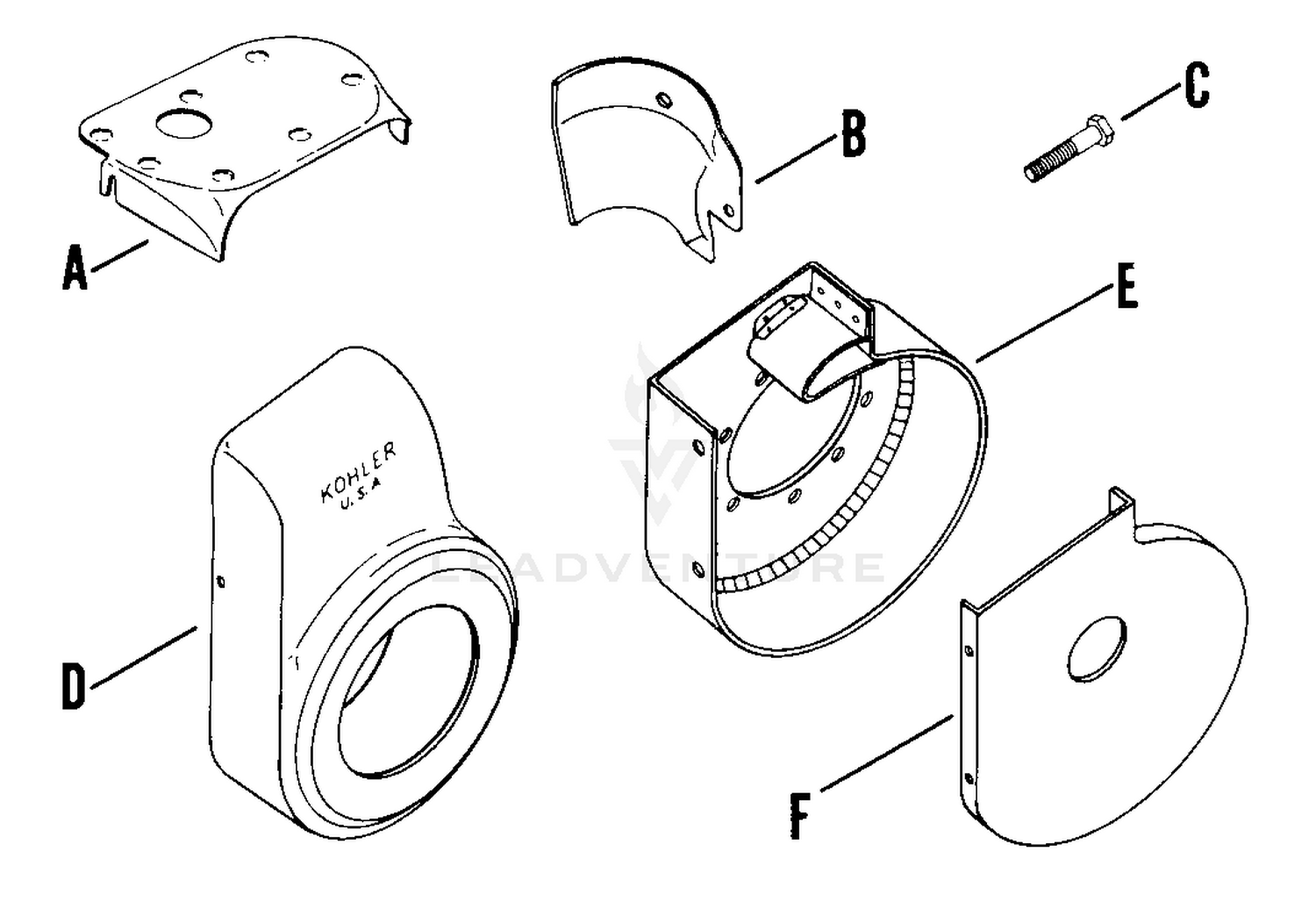 Baffles And Shroud 020100354