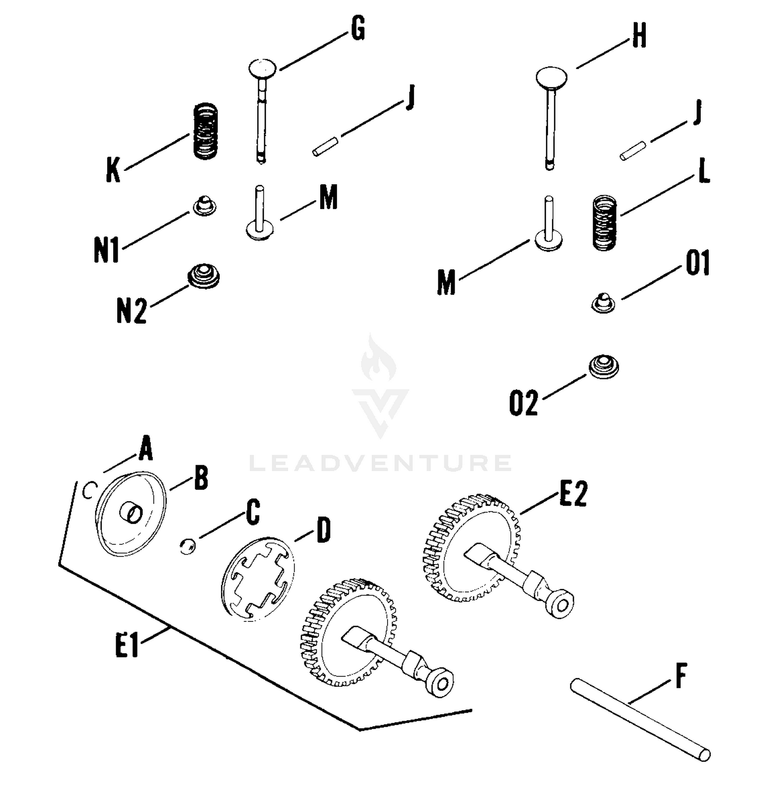 Camshaft And Valves 020100391