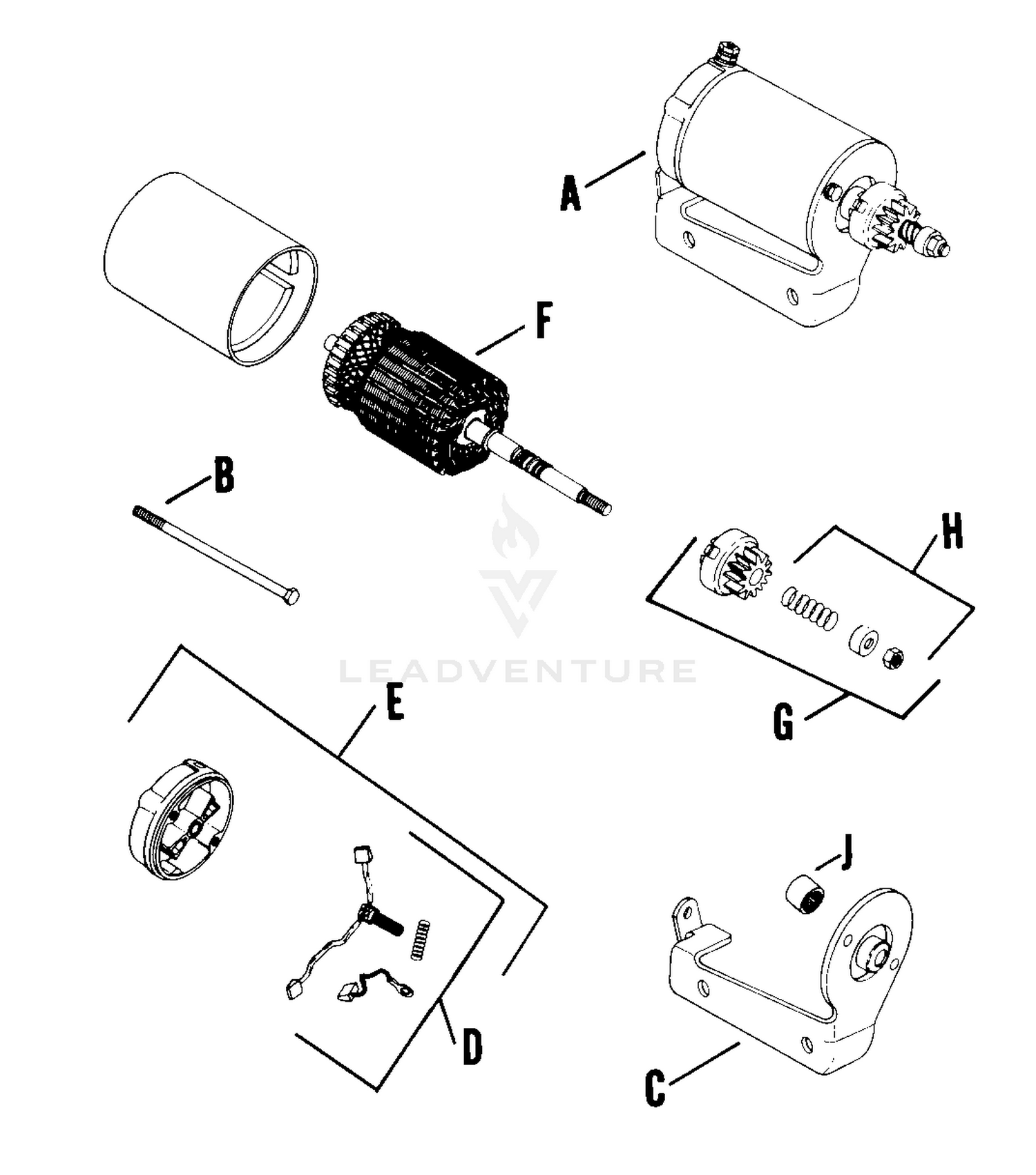 Electric Start, Bendix Drive (Cont.) 11-8-69 TP-404-C