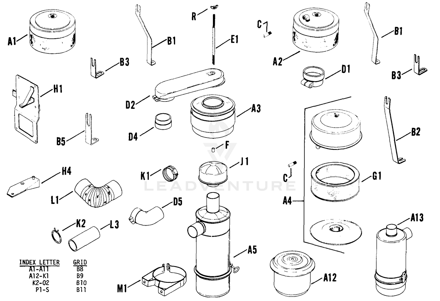 Air Intake - Pg. 1.1 022500012