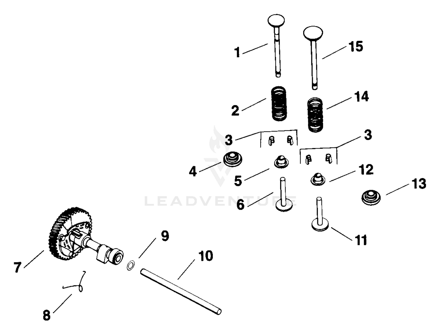 Camshaft & Valves 4-2-67 TP-2045-B
