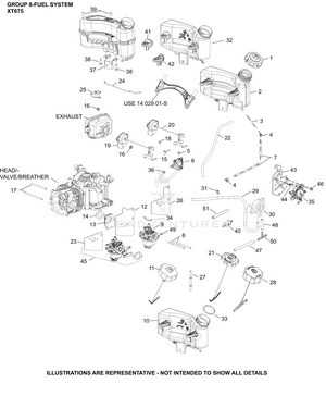 Husqvarna discount xt675 parts