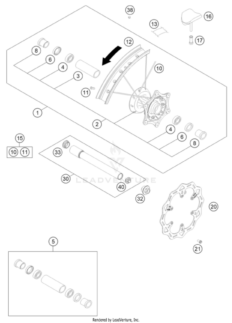 Front Wheel Schematic