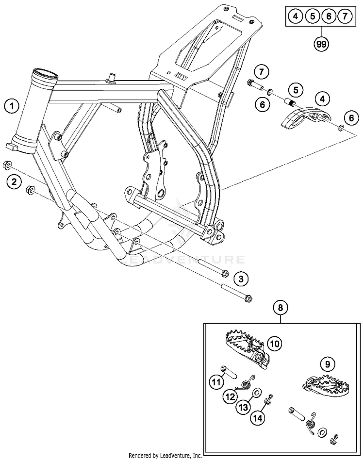 Frame 50 SX Chassis - 2016 Schematic
