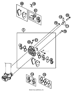 Brake Caliper Front Schematic