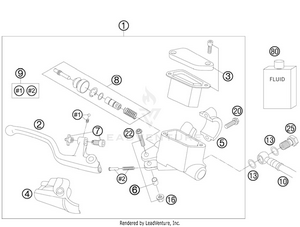 Hand Brake Cylinder Schematic