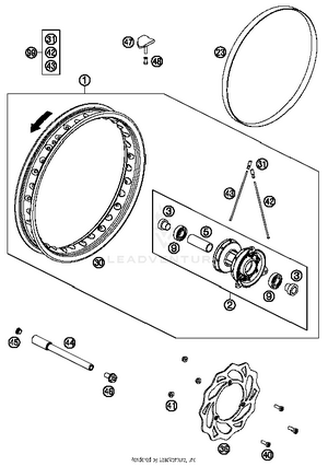 Front Wheel Schematic
