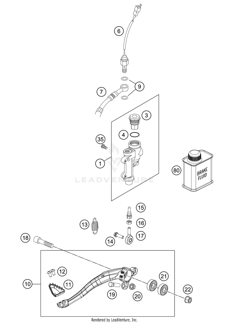 Rear Brake Control Schematic