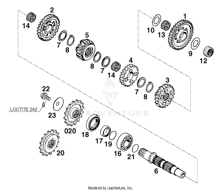 Transmission Ii 620 R Engine - 1998 Schematic