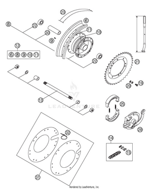 Rear Wheel Schematic