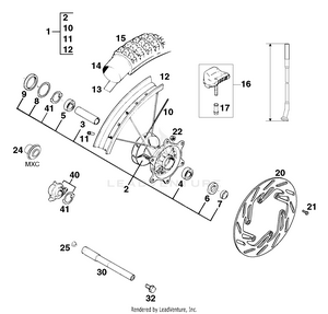 Front Wheel Schematic