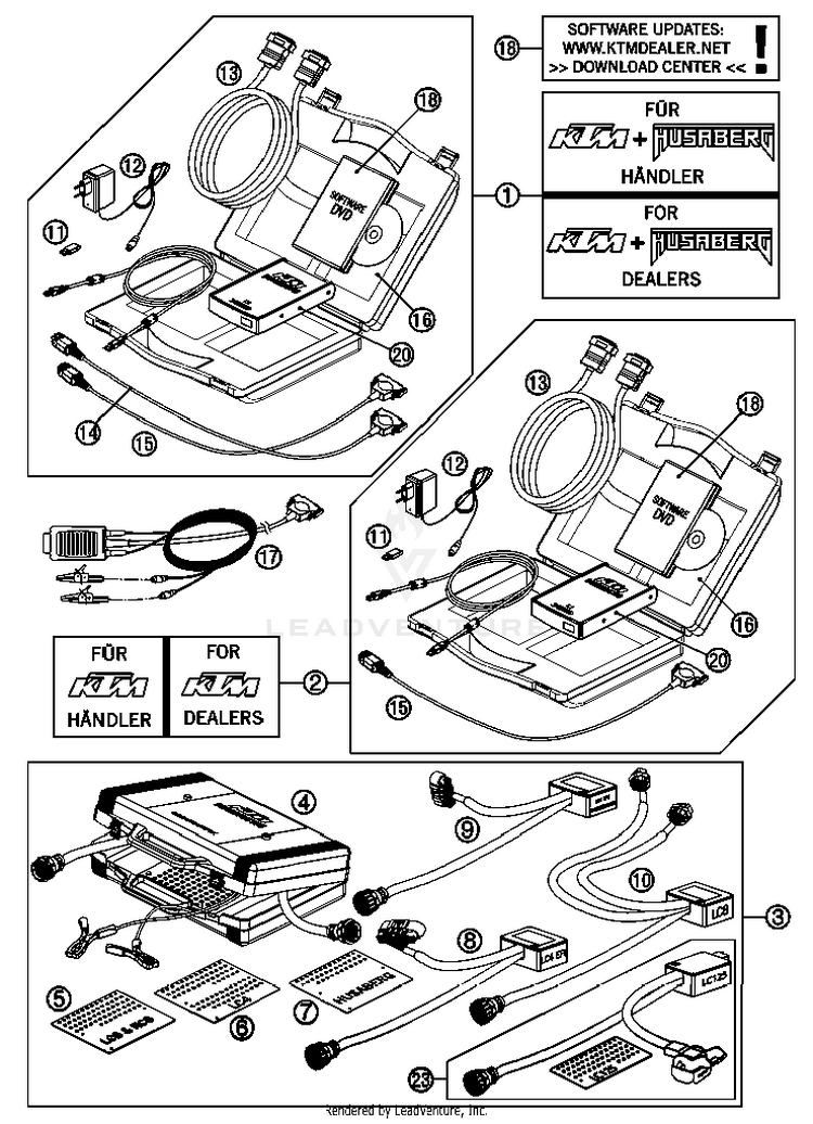 Diagnostic Tool 690 Enduro Engine - 2012 Schematic