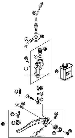 Rear Brake Control Schematic