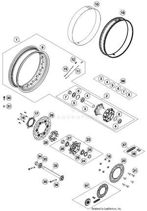 Rear Wheel Schematic
