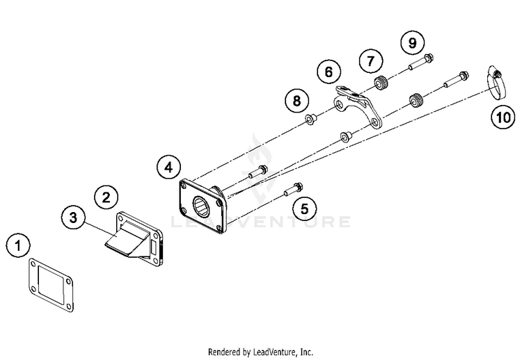 Reed Valve Case 50 SX ENGINE - 2017 Schematic