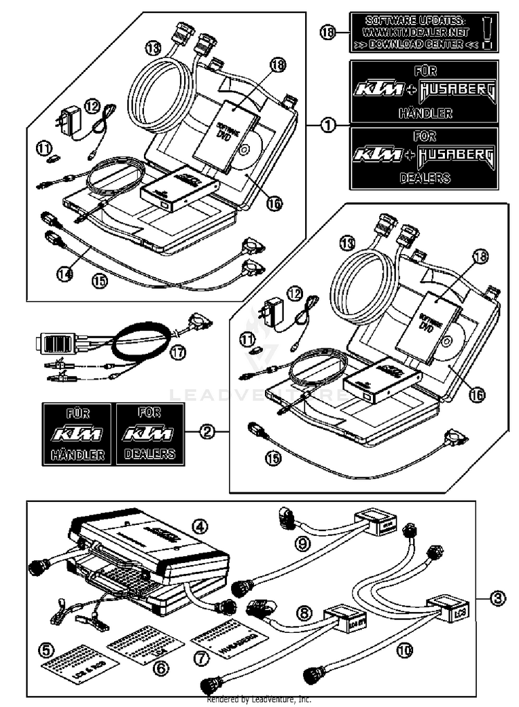 Diagnostic Tool 690 Enduro Engine - 2011 Schematic