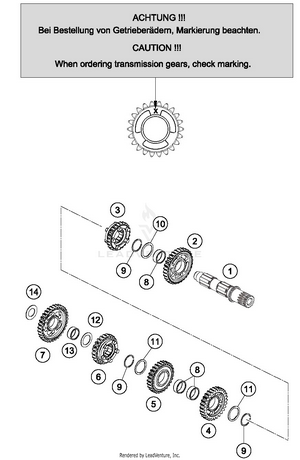 Transmission Ii - Countershaft Schematic