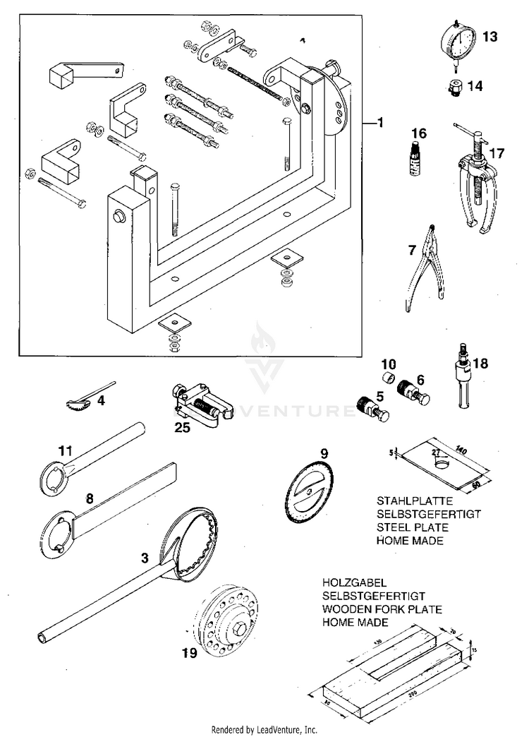 Special Tools 360 MXC Engine - 1997 Schematic