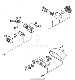 Flasher, Rear Light Schematic