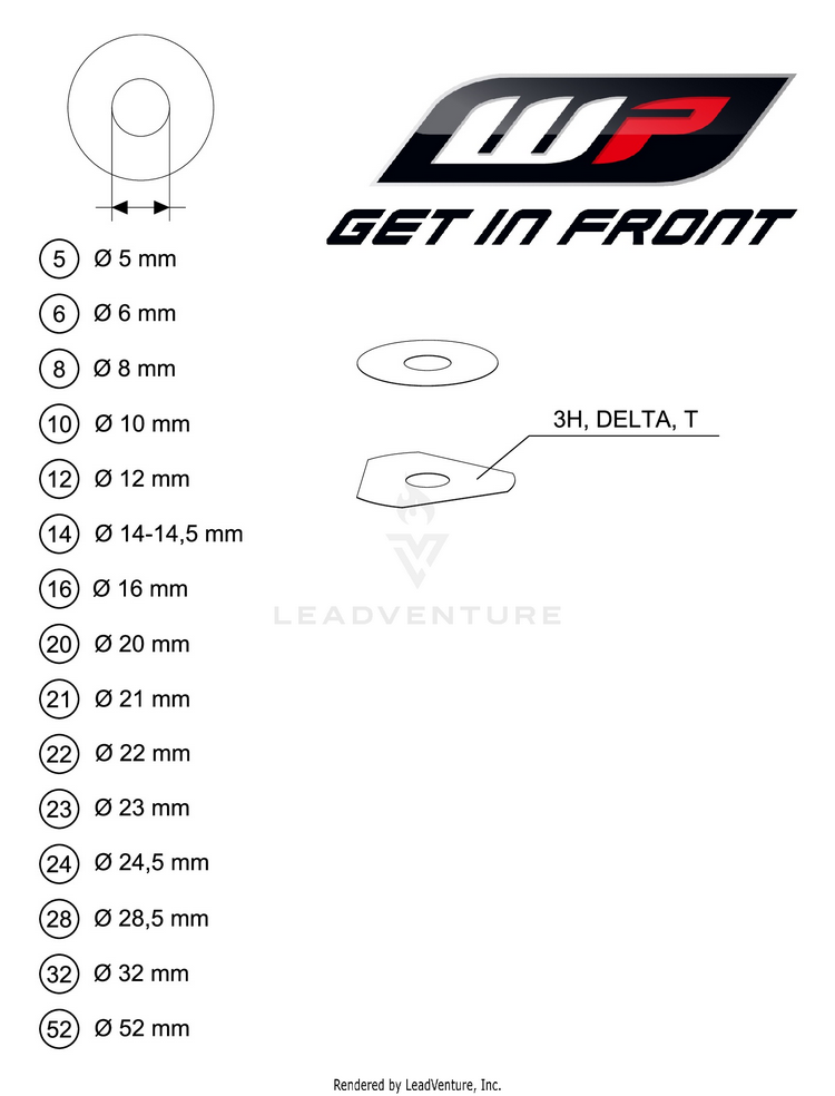Wp Shims For Setting 250 XC TPI CHASSIS - 2020 Schematic