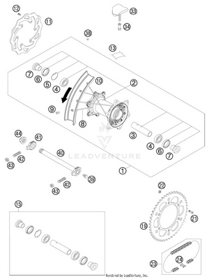Rear Wheel Schematic