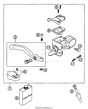 Hand Brake Cylinder Schematic