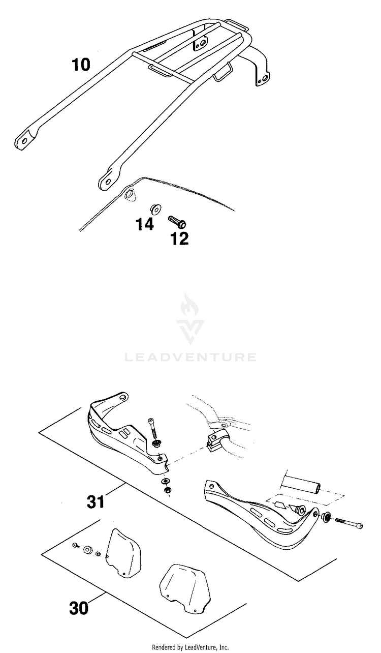 *Accessories 250 EXC Chassis - 2000 Schematic