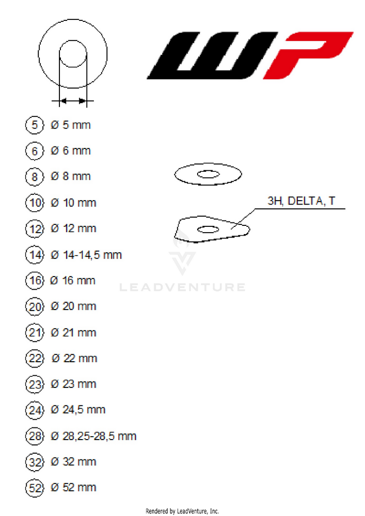 Wp Shims For Setting 250 SX ENGINE - 2026 Schematic