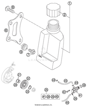 Fresh Oil Lubrication Schematic