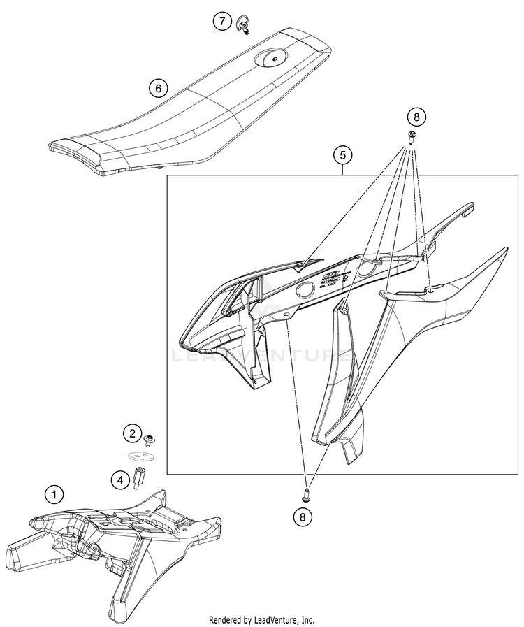 Tank, Seat Schematic