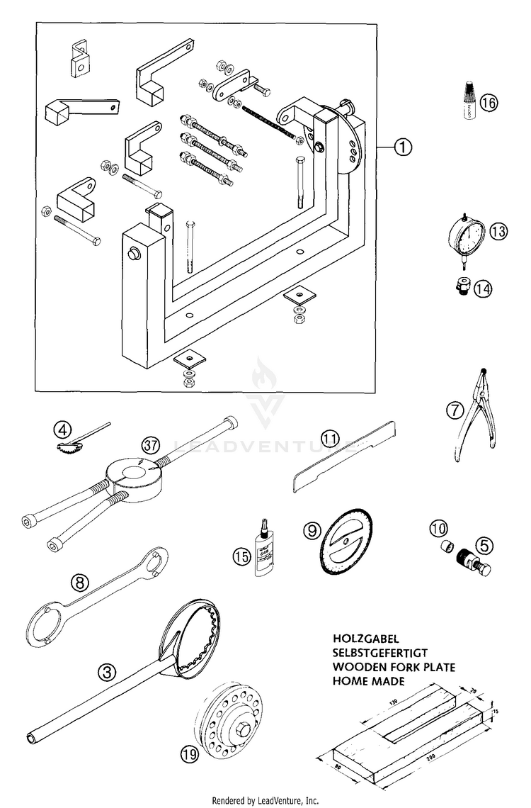 Special Tools 300 MXC Engine - 2004 Schematic