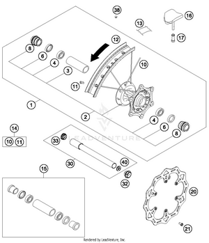 Front Wheel Schematic