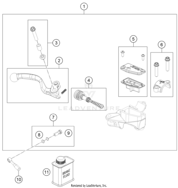 Front Brake Control Schematic