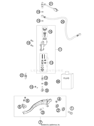 Rear Brake Control Schematic