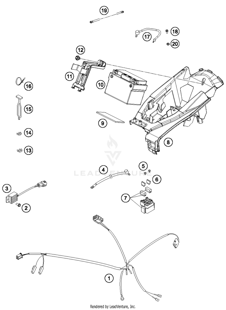 Wiring Harness 300 XC CHASSIS - 2017 Schematic
