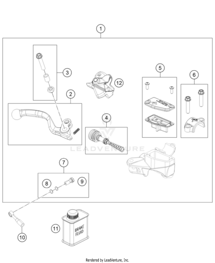 Front Brake Control Schematic