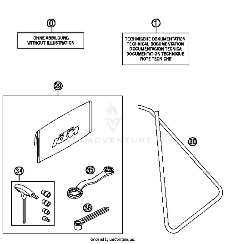Accessories Kit 50 SX MINI CHASSIS - 2017 Schematic